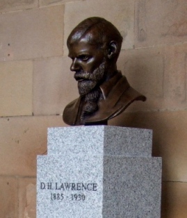 D.H. Lawrence Portrait bust