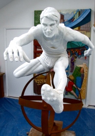 The Hurdler Life-Size Plaster